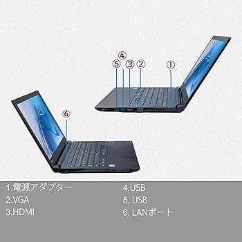 Amazon.co.jp: 【整備済み品】 15.6インチ ノートパソコン